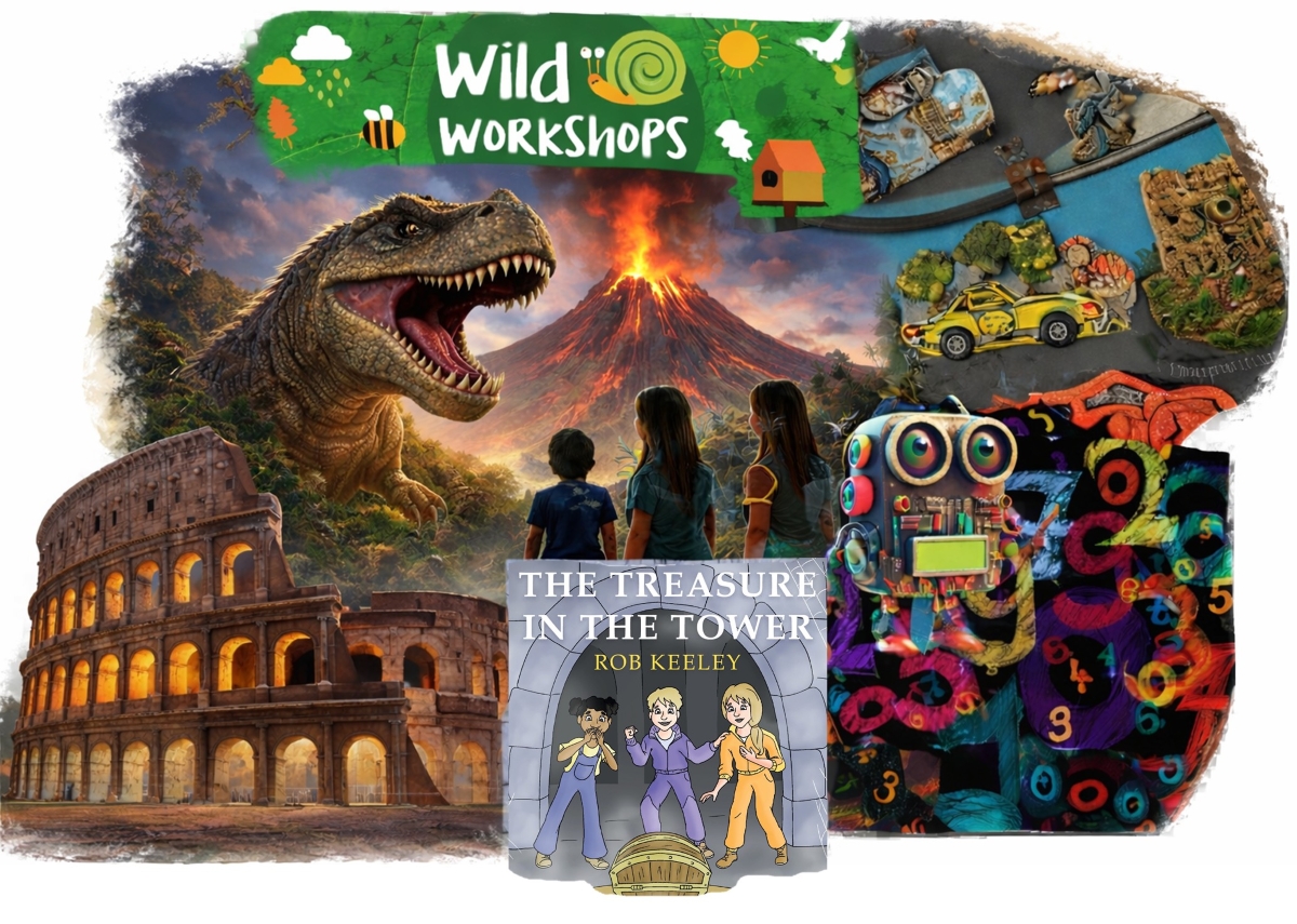 School workshops collage